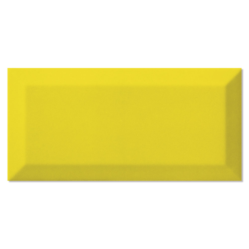 Veggflis Metro Fasat Gul Blank 8x15 cm